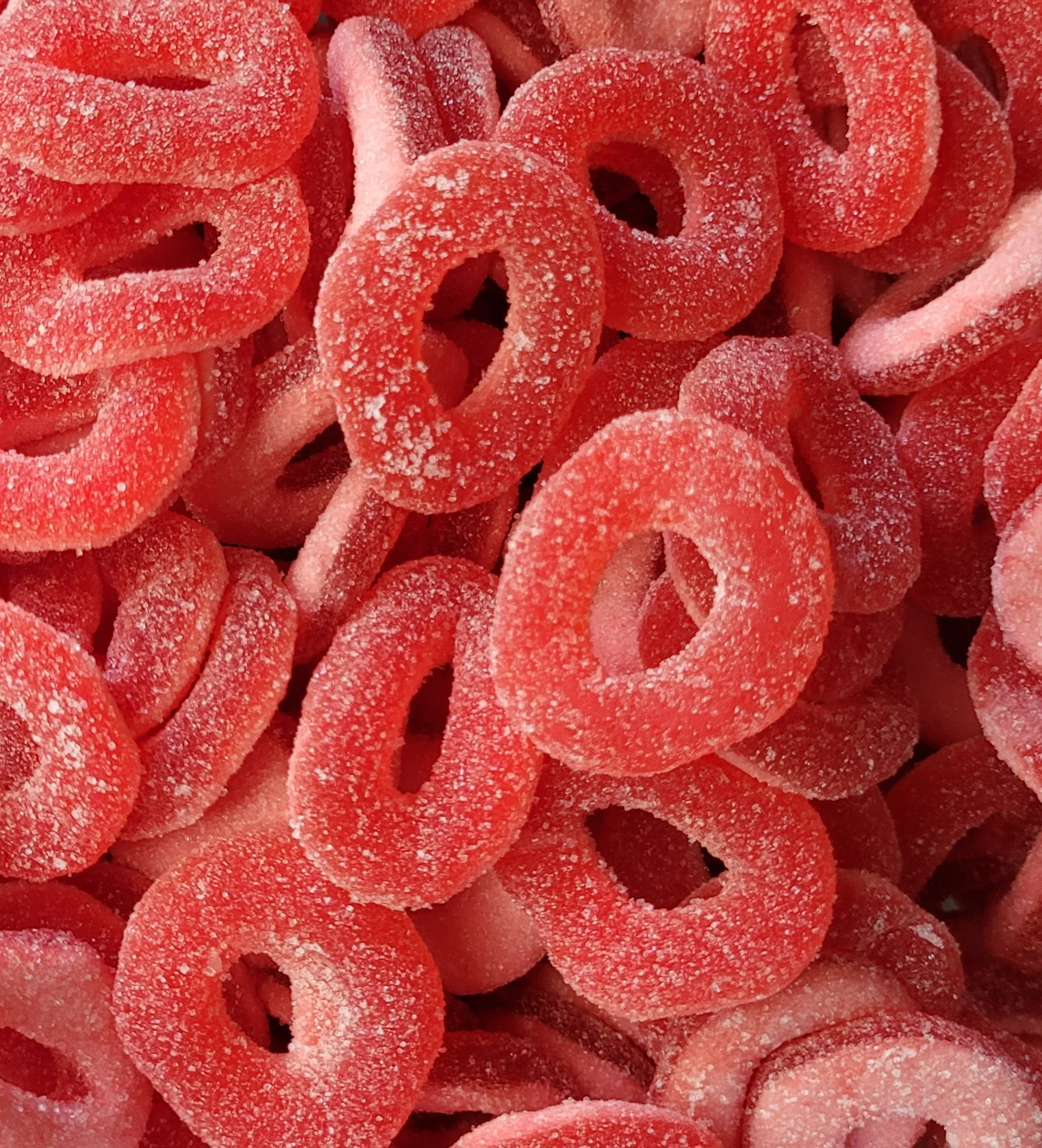 Anneaux sucrés à la fraise (vrac) DULCEPLUS