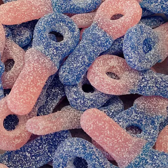 Tétines bubble-gum acides (vrac) FRISIA